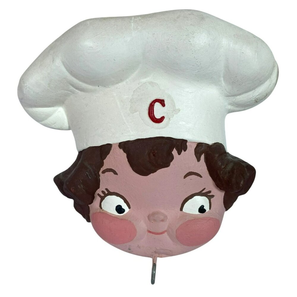 Campbells Soup Kids Vintage Chalkware Wall Hangers Adorable! RARE! - Picture 2 of 5